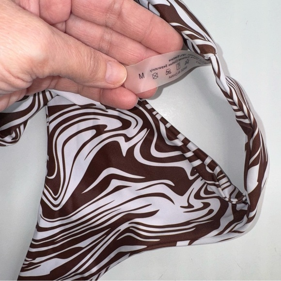 NEW Shein Bikini SET Brown White Animal Print - Picture 9 of 13